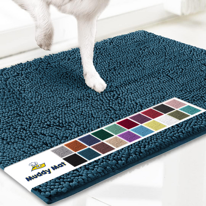 Muddy Mat® - Anti-Mud Dog Door Mat - Atlantic Blue