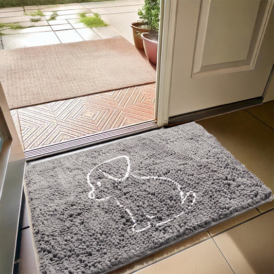 Embroidery Muddy Mat® Dog Sit