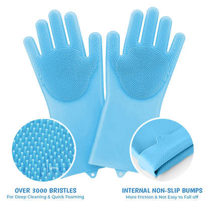 Rubber Scrubbers - Bathing & Grooming Gloves